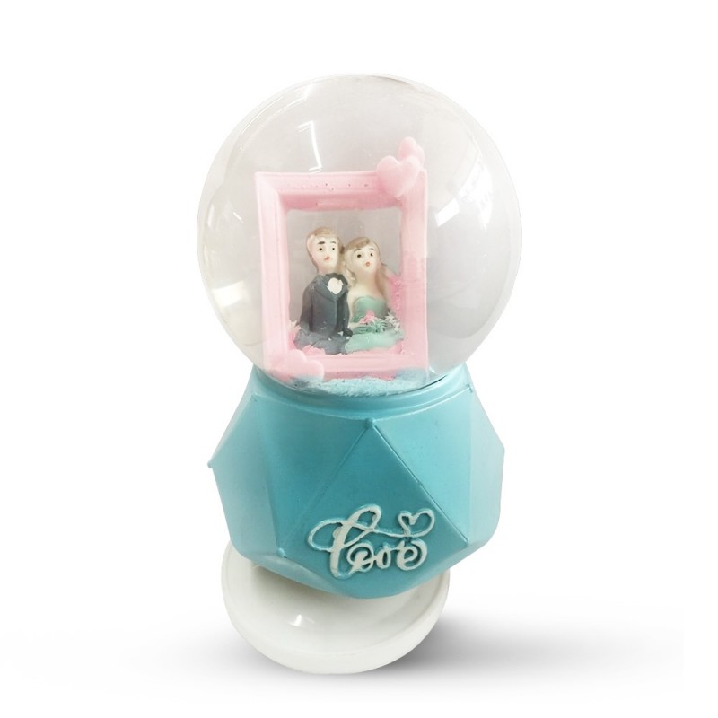 Romantic "I Love You" Snow Globe with Musical Sound